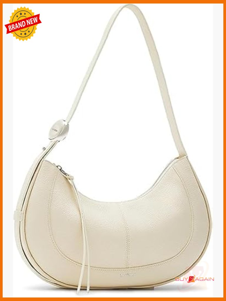 Vintage Crescent Shoulder Bag - Adjustable Strap Satchel Purse